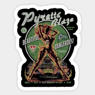 "PYRETTA BLAZE" Sticker